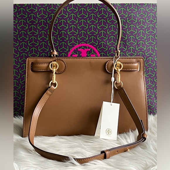 💰SOLD - 55814 - Tory Burch Lee Radziwill Small Satchel - Picture 6 of 16
